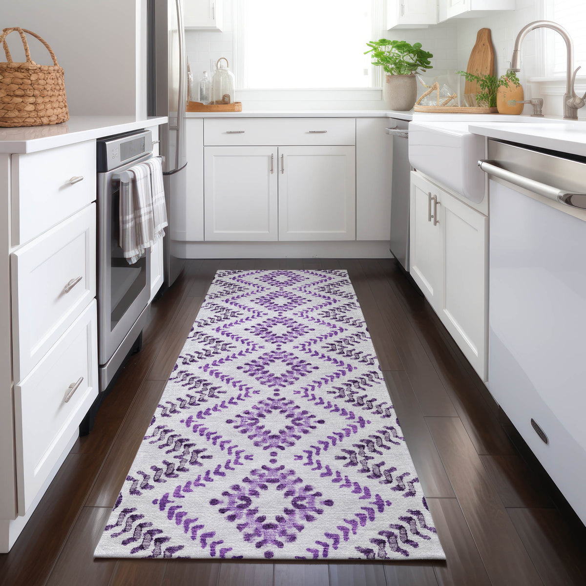 addison chantille acn684 purple rug