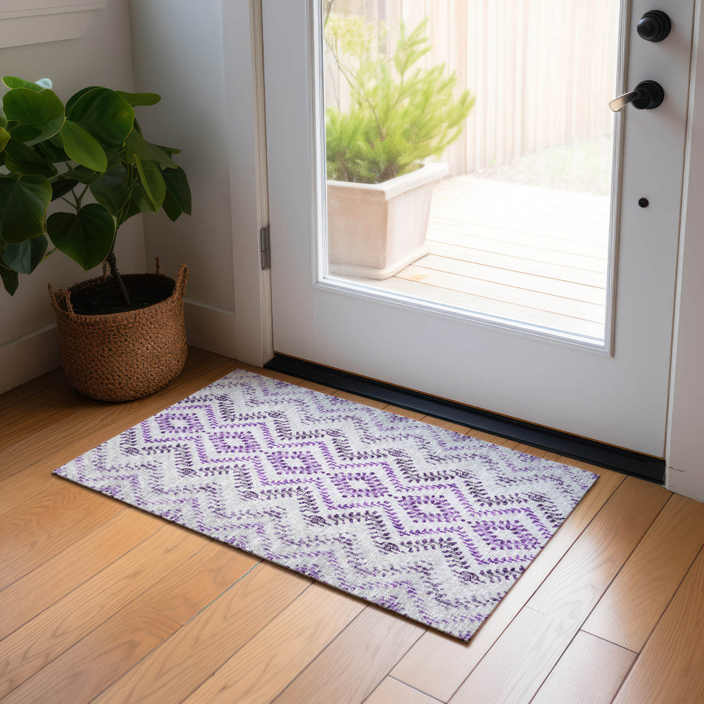 addison chantille acn684 purple rug