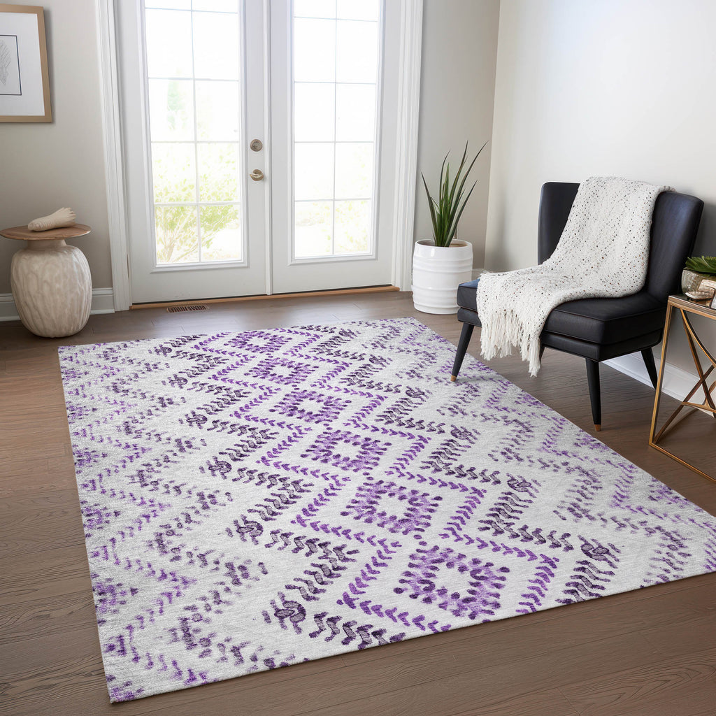 addison chantille acn684 purple rug