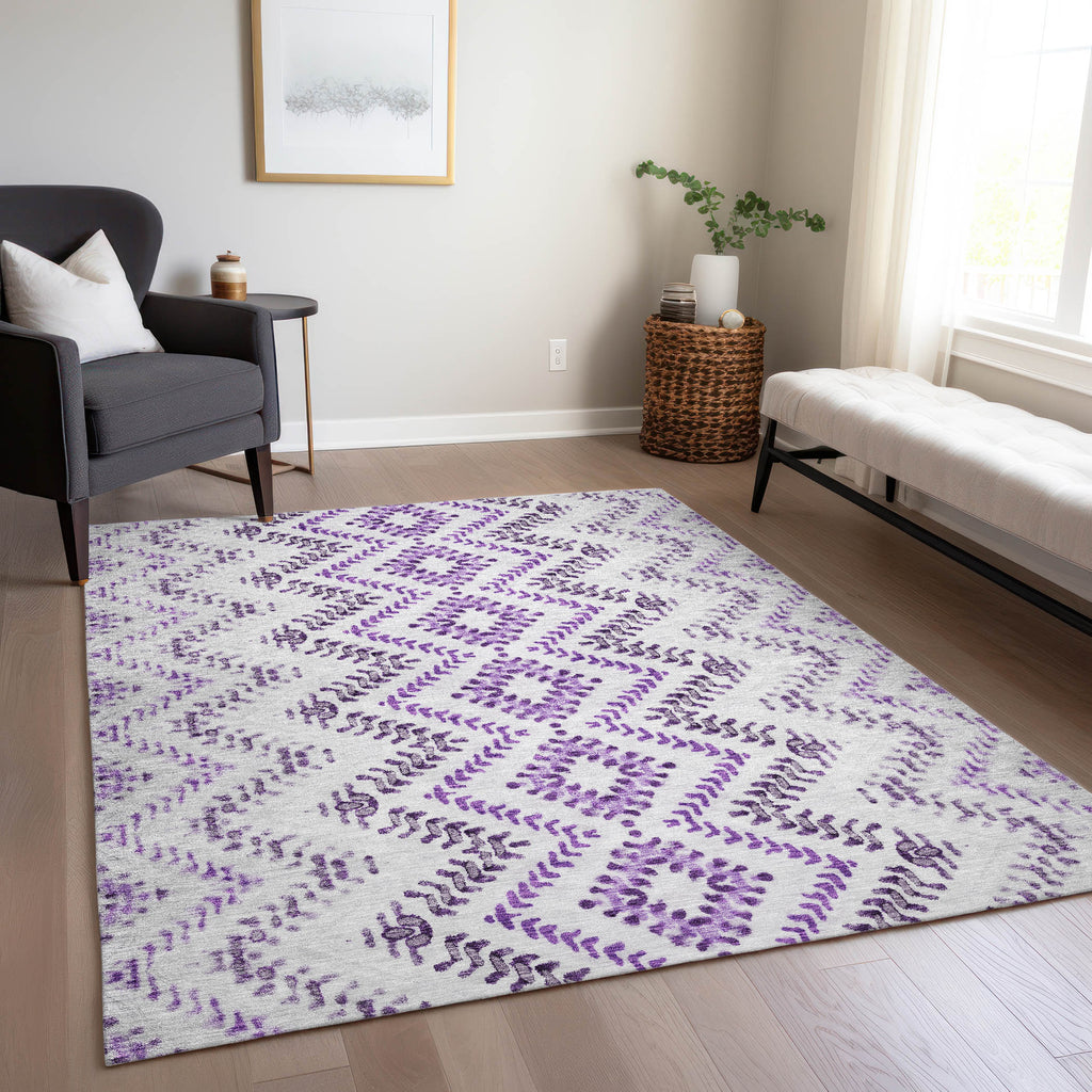 addison chantille acn684 purple rug