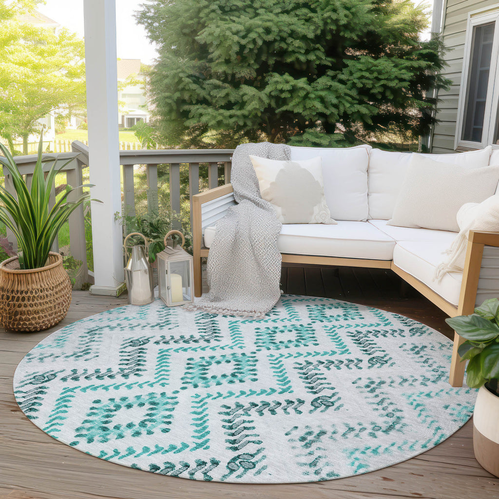 addison chantille acn684 teal rug