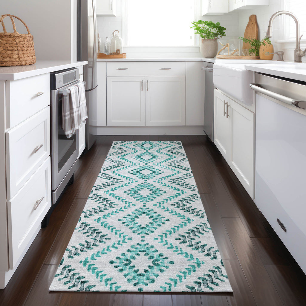 addison chantille acn684 teal rug