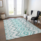 addison chantille acn684 teal rug