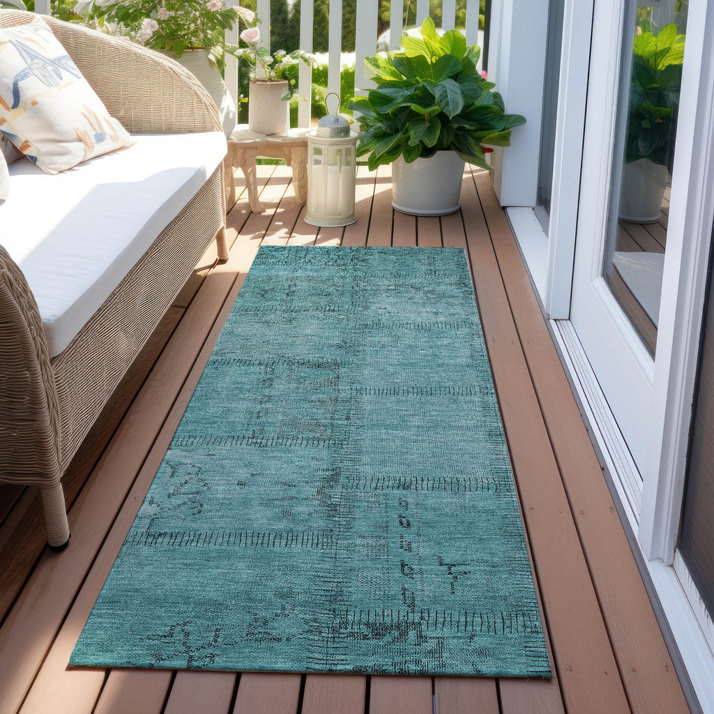 addison chantille acn685 teal rug