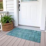 addison chantille acn685 teal rug
