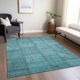 addison chantille acn685 teal rug