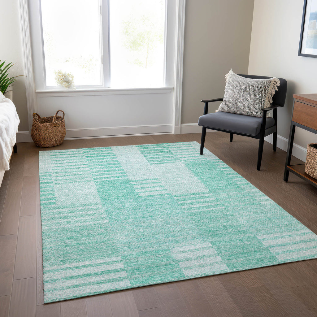 addison chantille acn686 teal rug