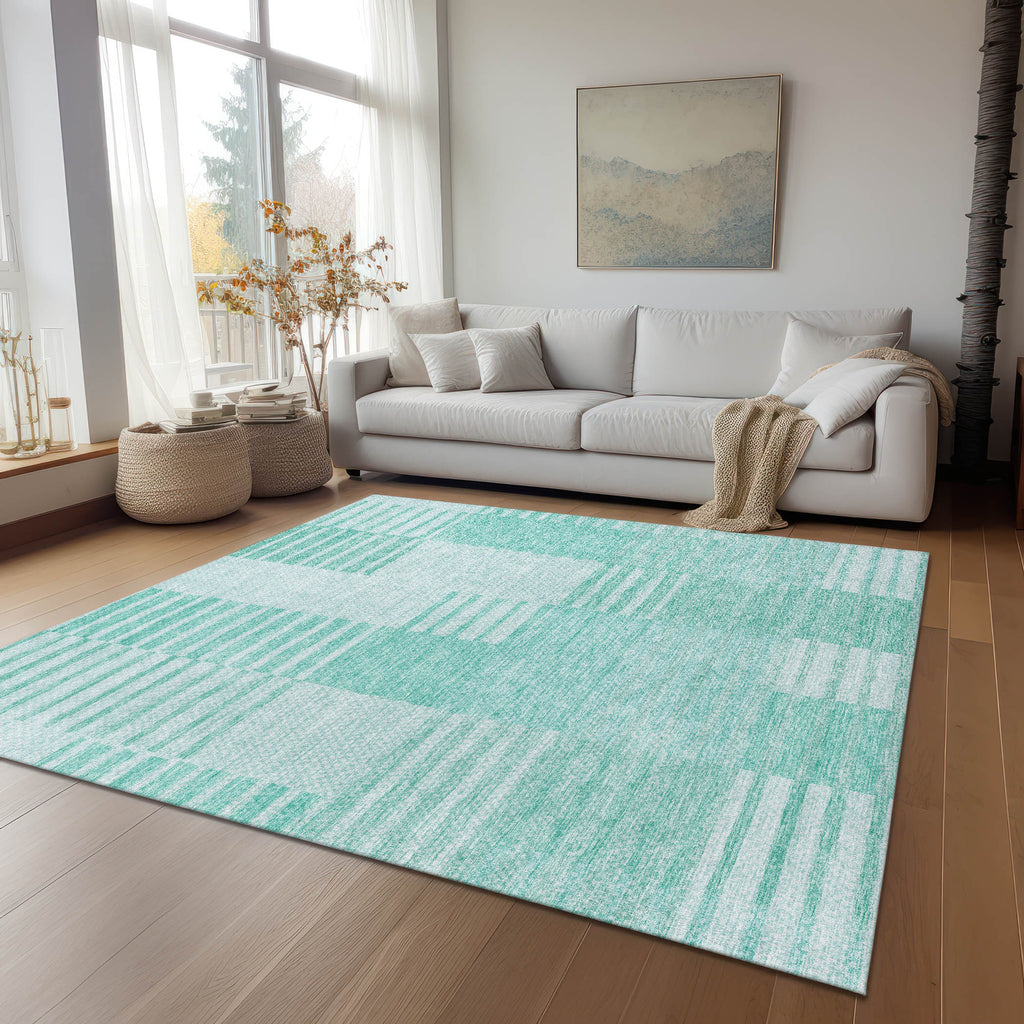 addison chantille acn686 teal rug