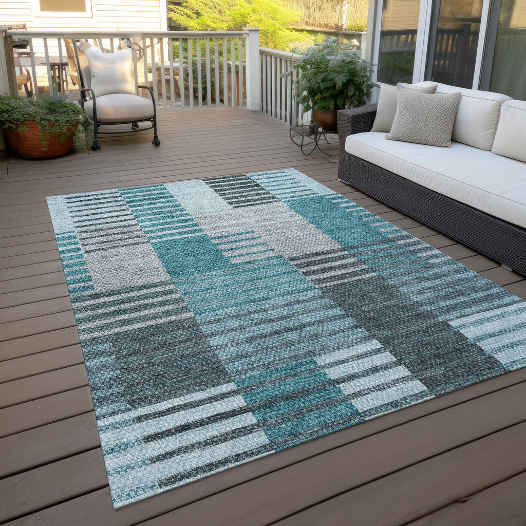 addison chantille acn687 teal rug