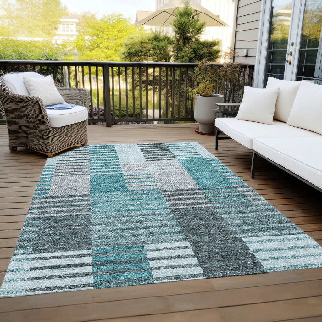addison chantille acn687 teal rug