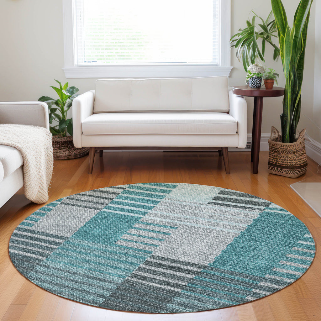 addison chantille acn687 teal rug