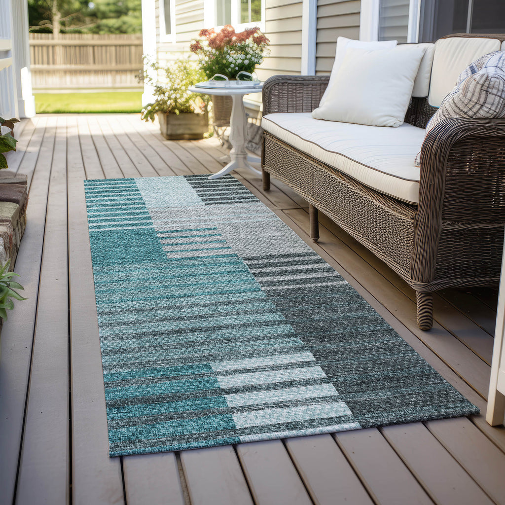 addison chantille acn687 teal rug