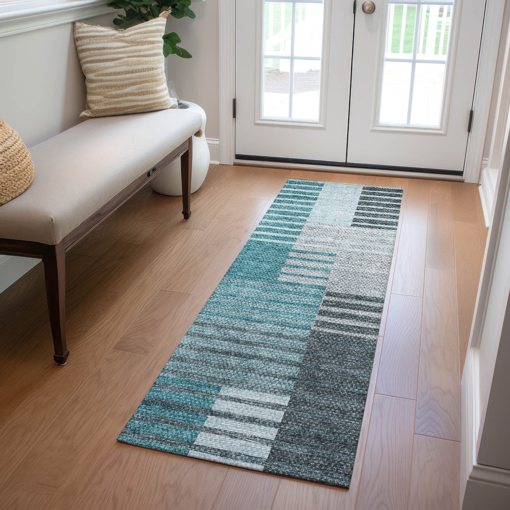 addison chantille acn687 teal rug