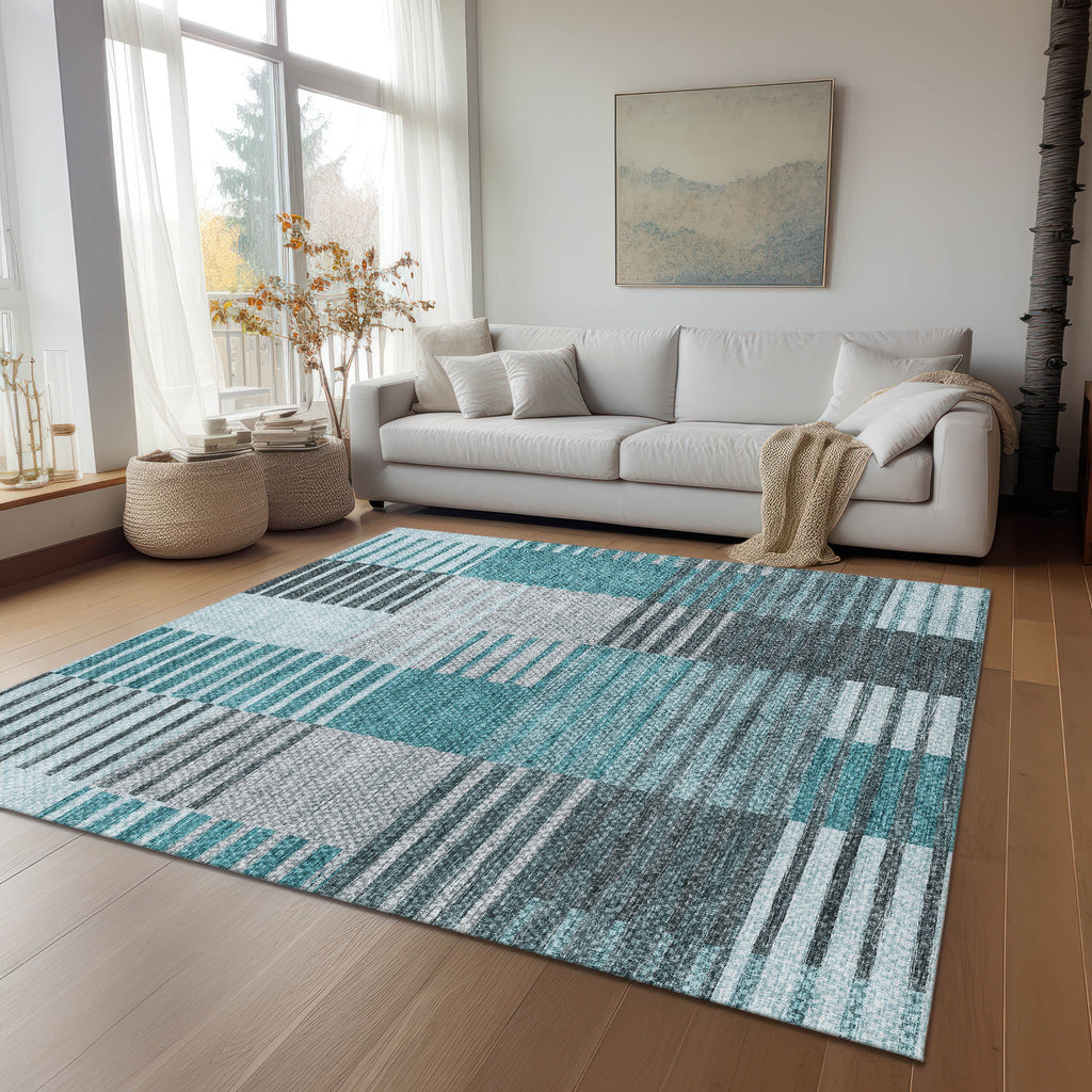 addison chantille acn687 teal rug