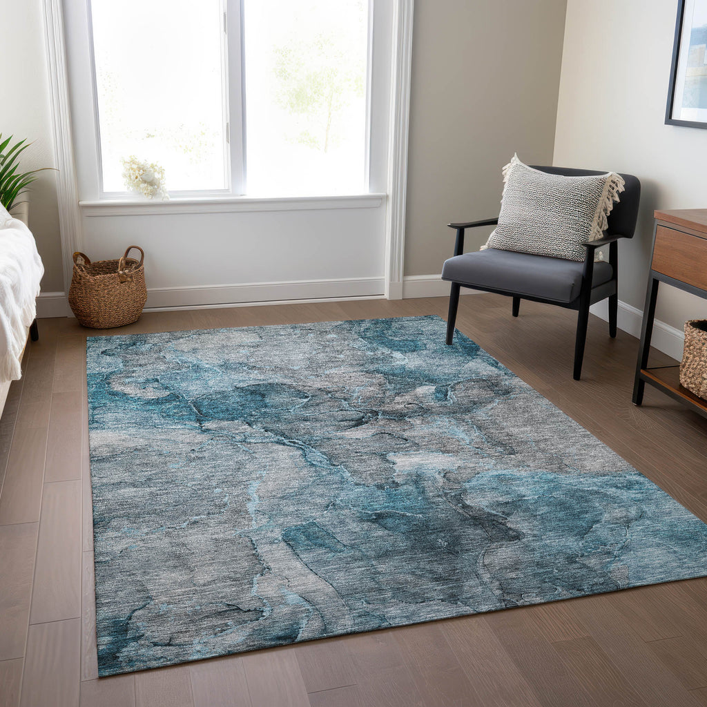 addison chantille acn689 teal rug
