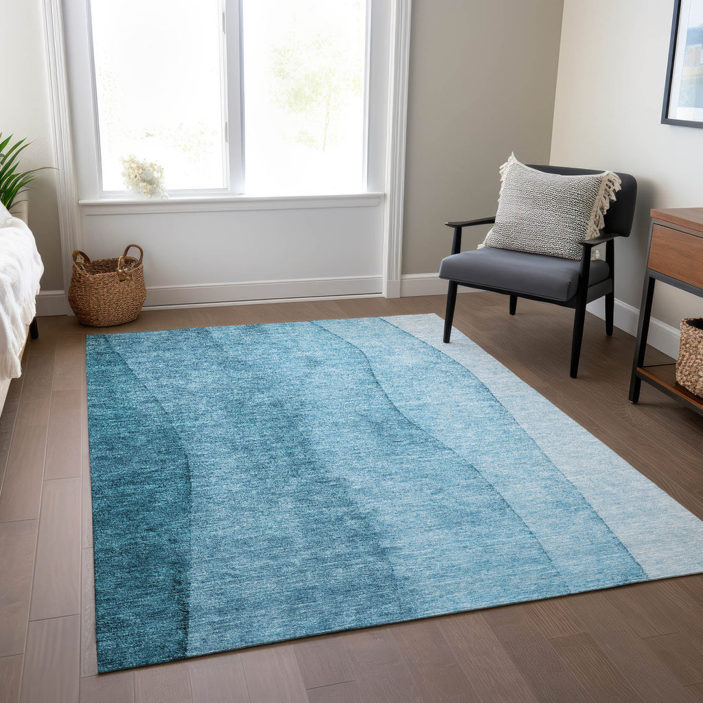 addison chantille acn690 teal rug