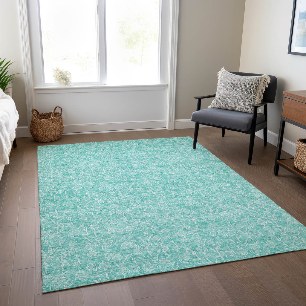 addison chantille acn691 teal rug