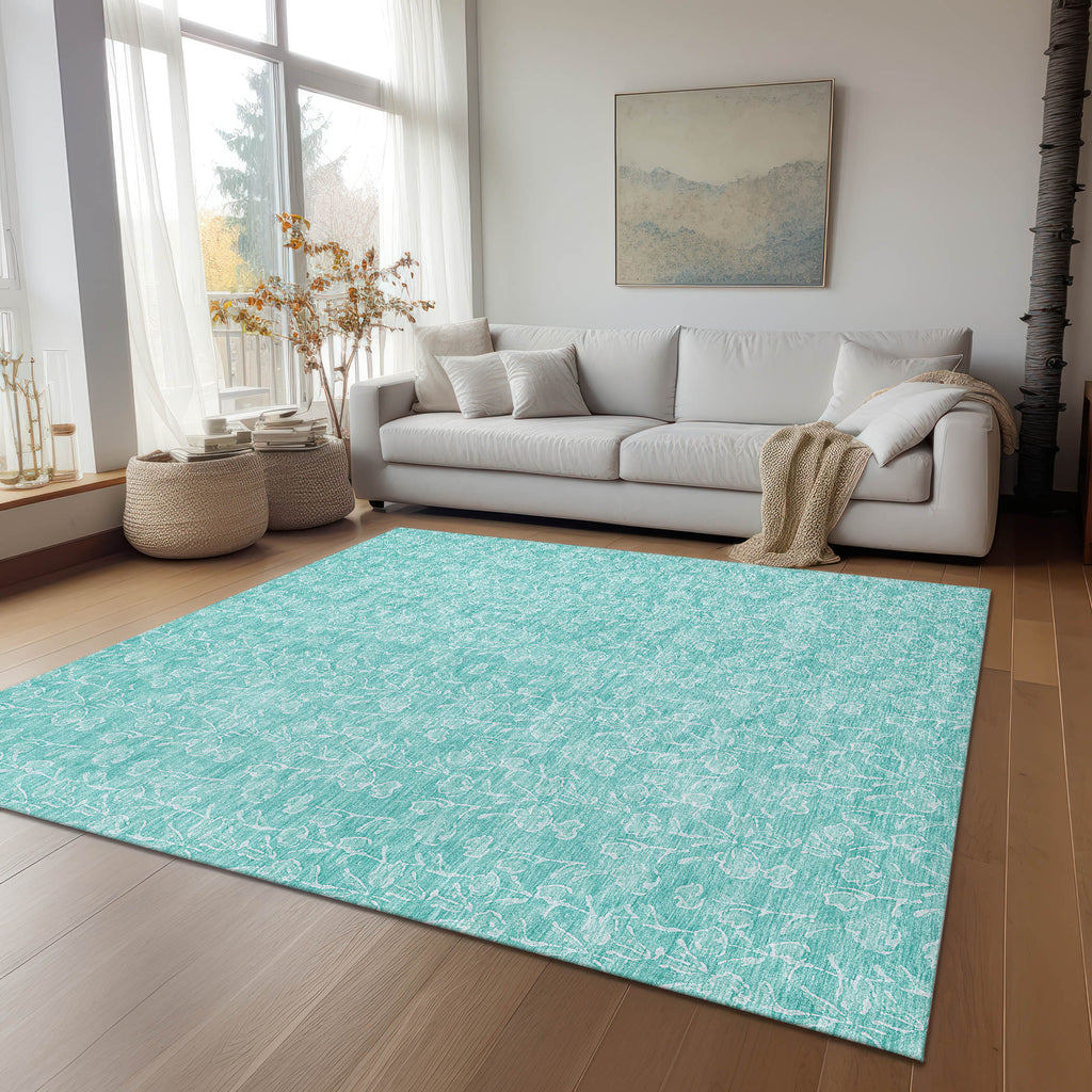 addison chantille acn691 teal rug