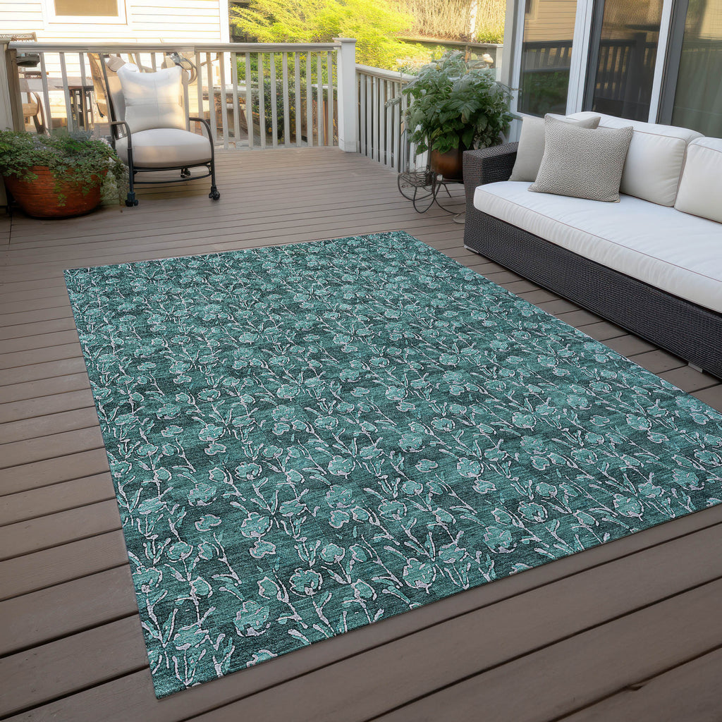 addison chantille acn692 teal rug