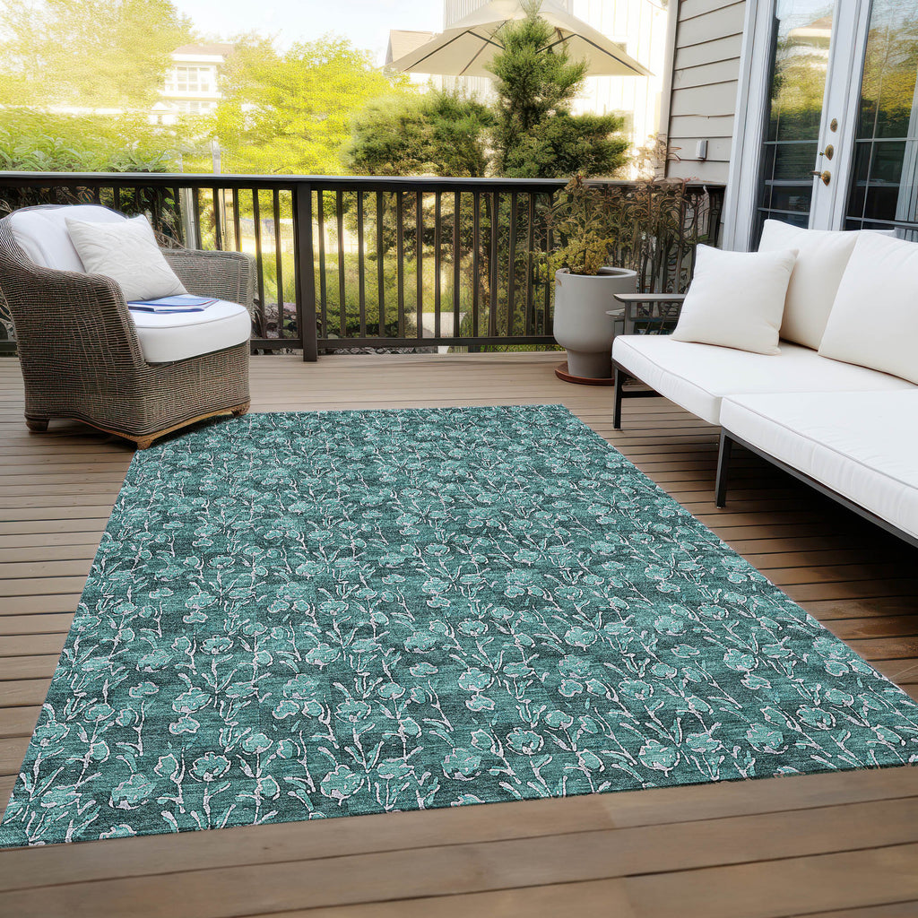 addison chantille acn692 teal rug