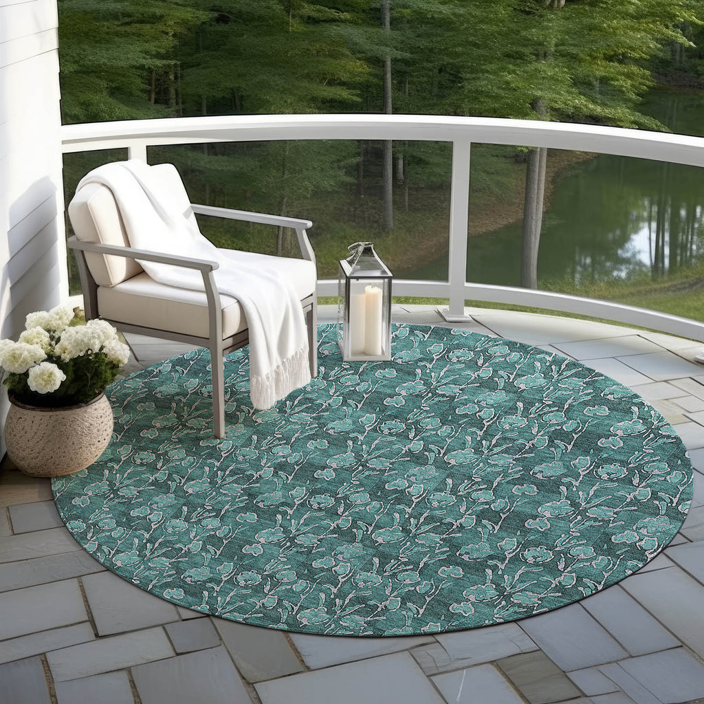addison chantille acn692 teal rug