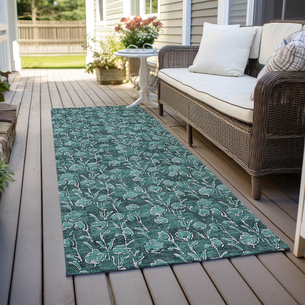 addison chantille acn692 teal rug