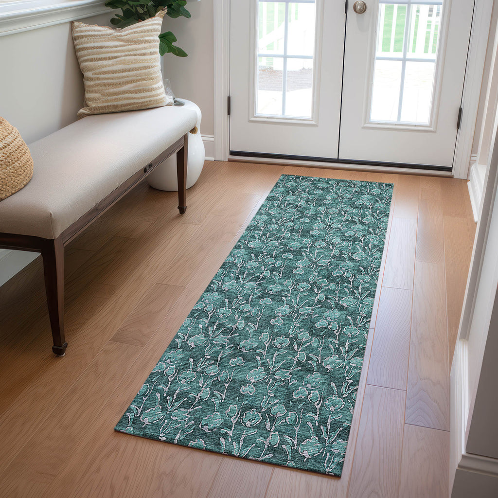 addison chantille acn692 teal rug
