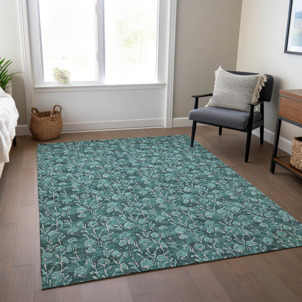 addison chantille acn692 teal rug