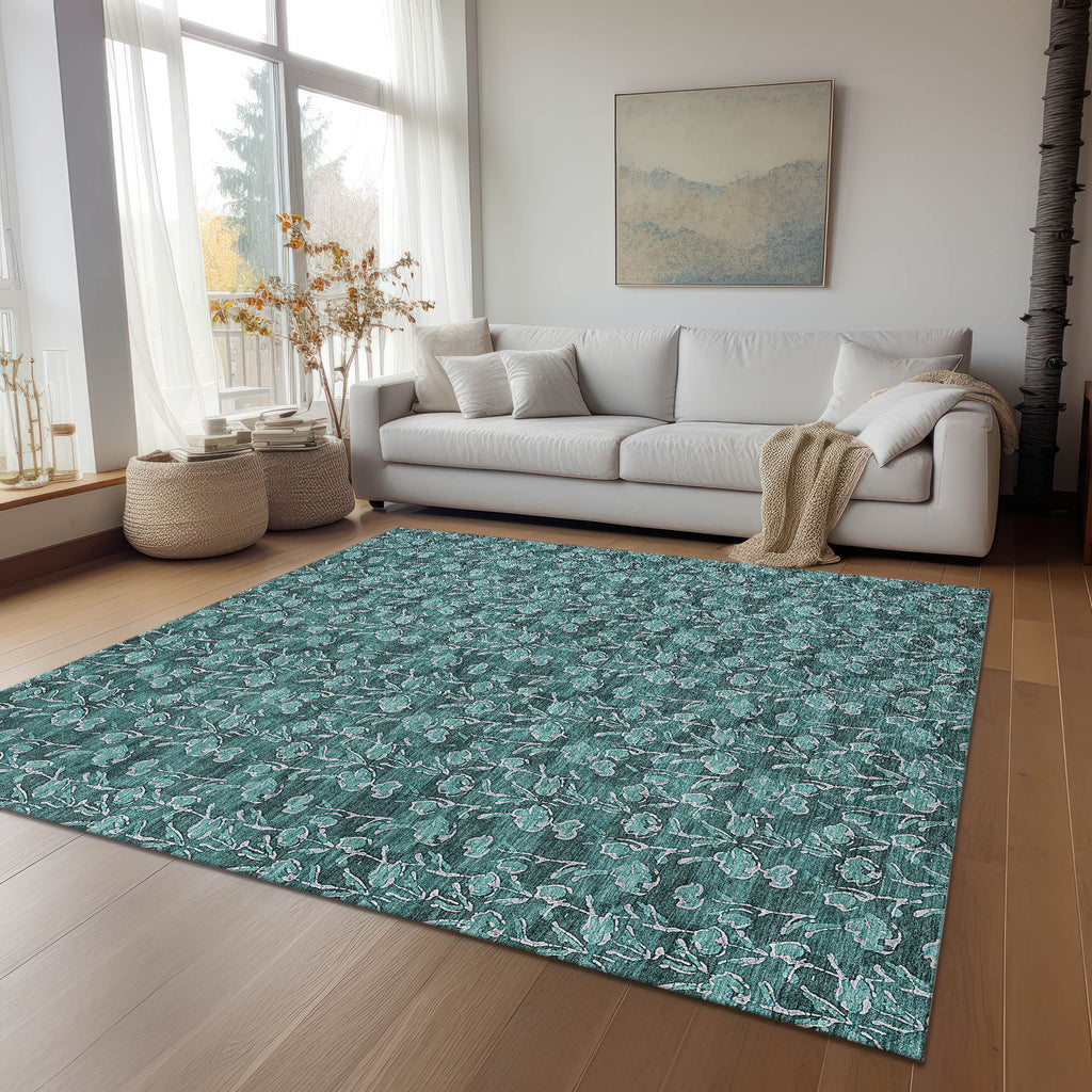 addison chantille acn692 teal rug