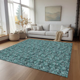 addison chantille acn692 teal rug