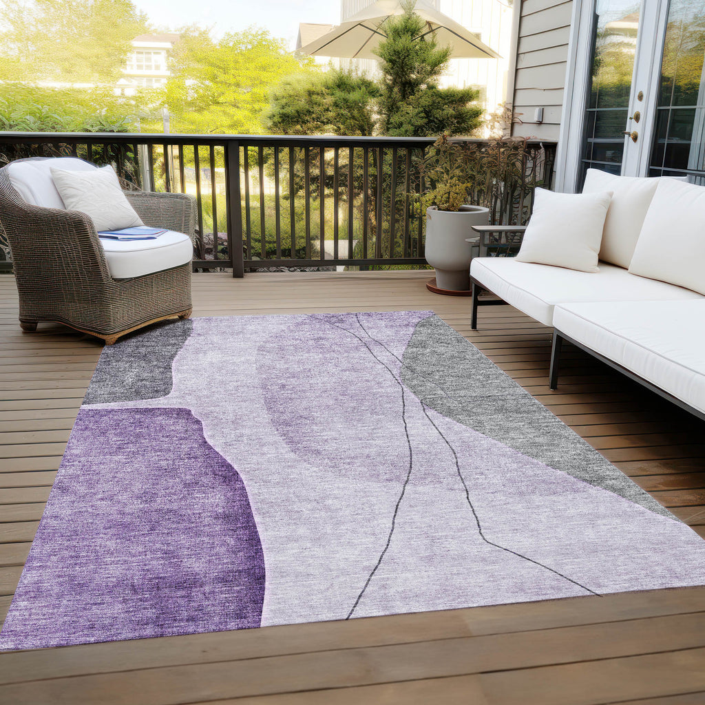 addison chantille acn696 purple rug