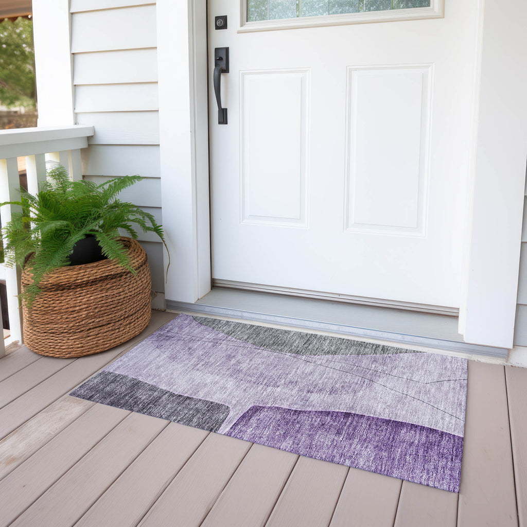 addison chantille acn696 purple rug