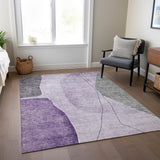 addison chantille acn696 purple rug