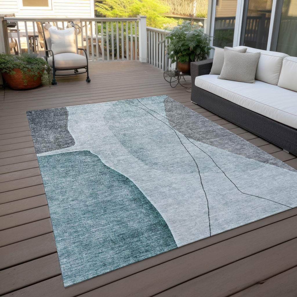 addison chantille acn696 teal rug