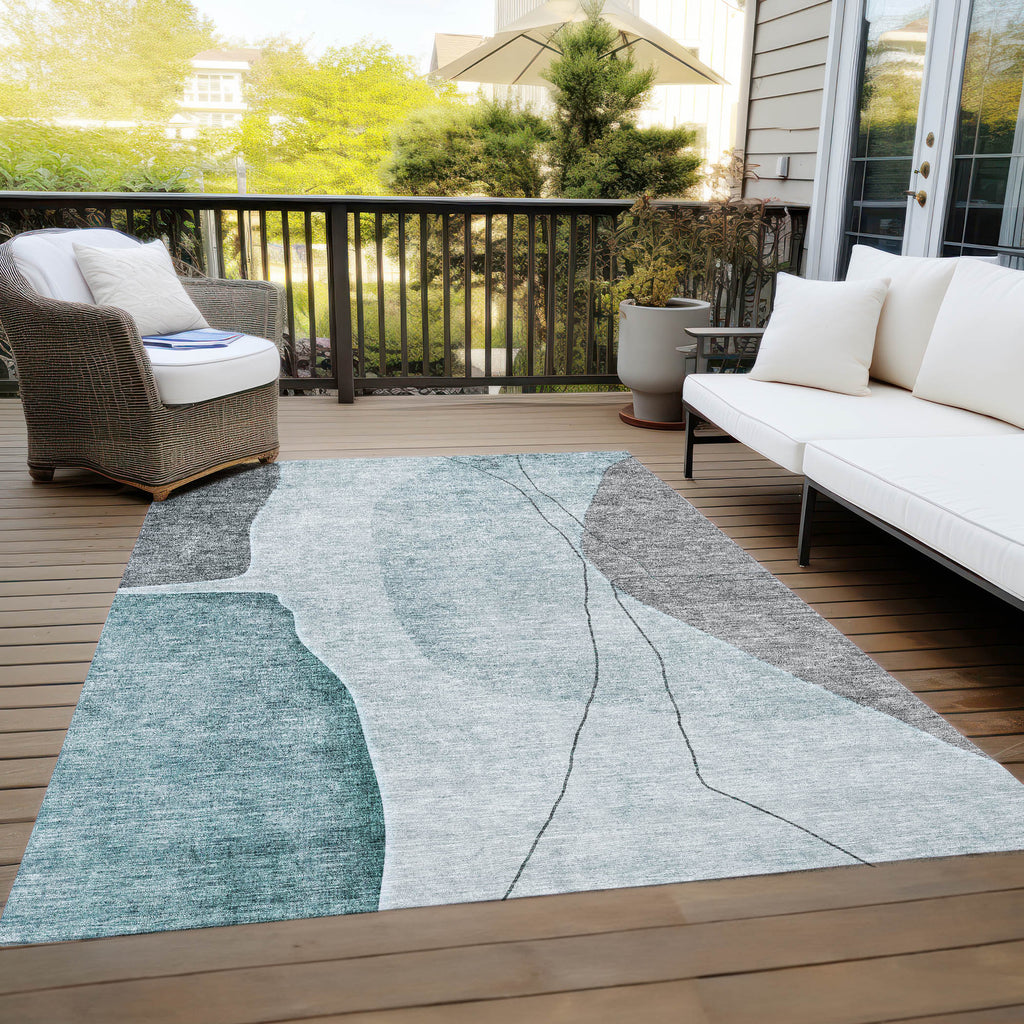 addison chantille acn696 teal rug