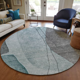 addison chantille acn696 teal rug