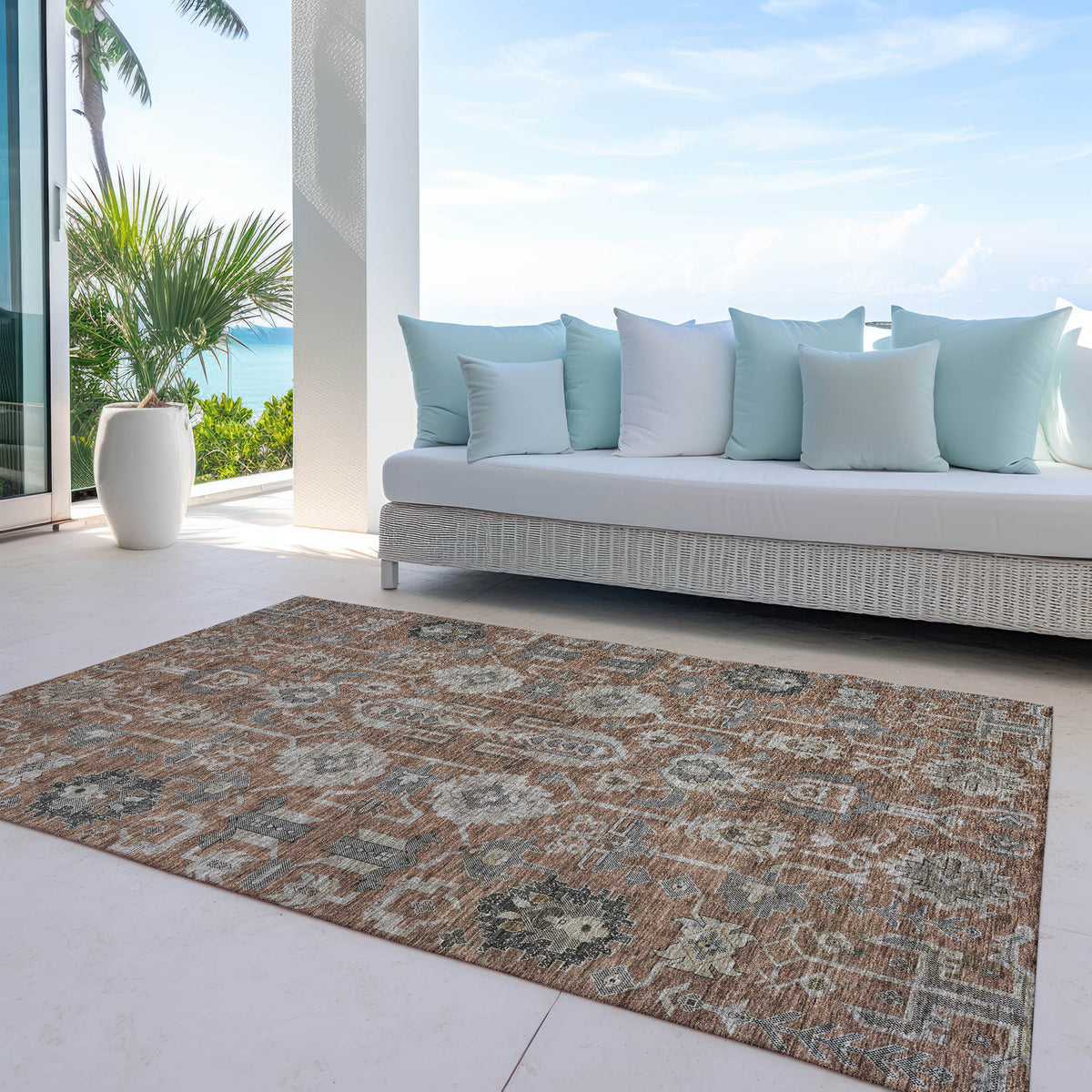 addison chantille acn697 paprika rug