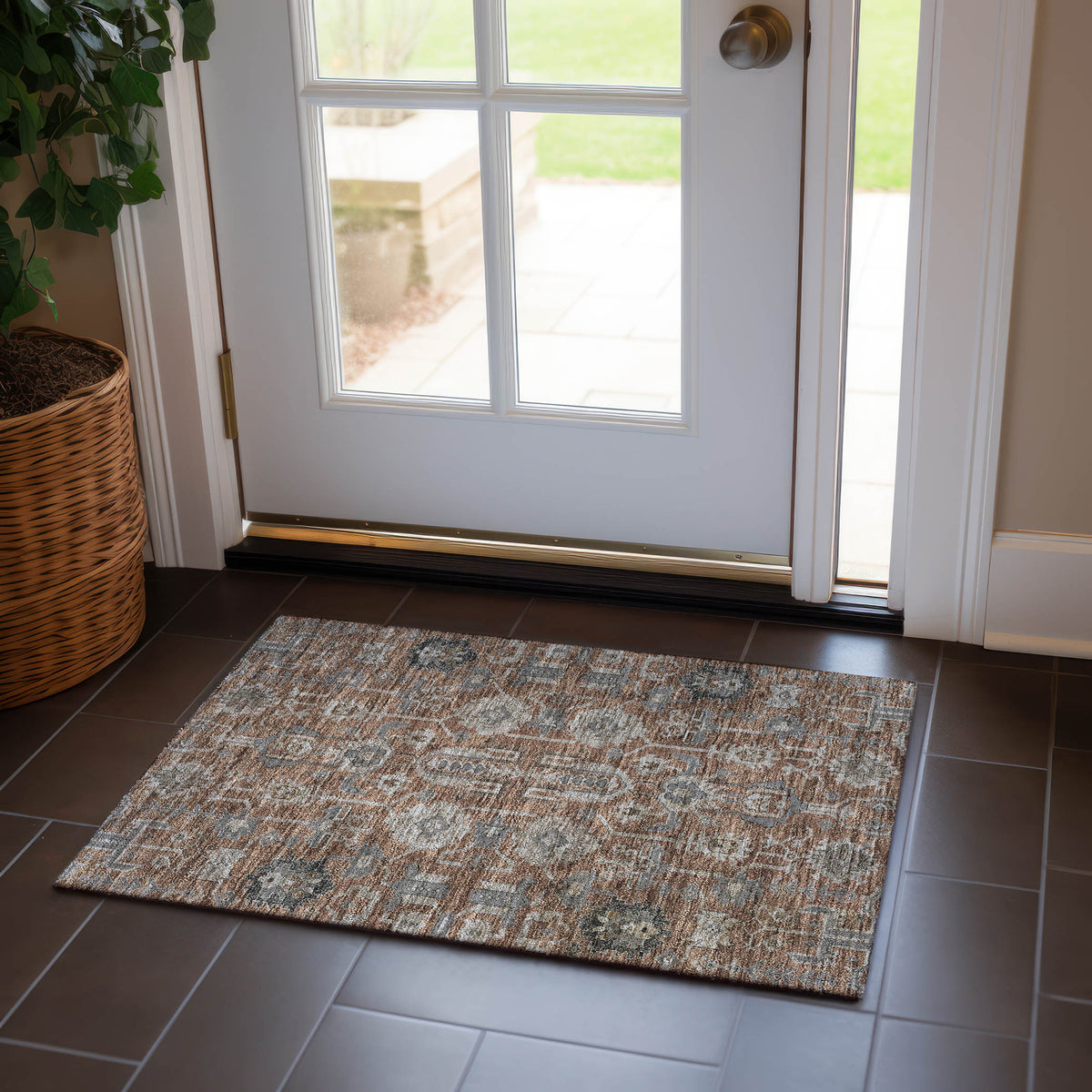 addison chantille acn697 paprika rug