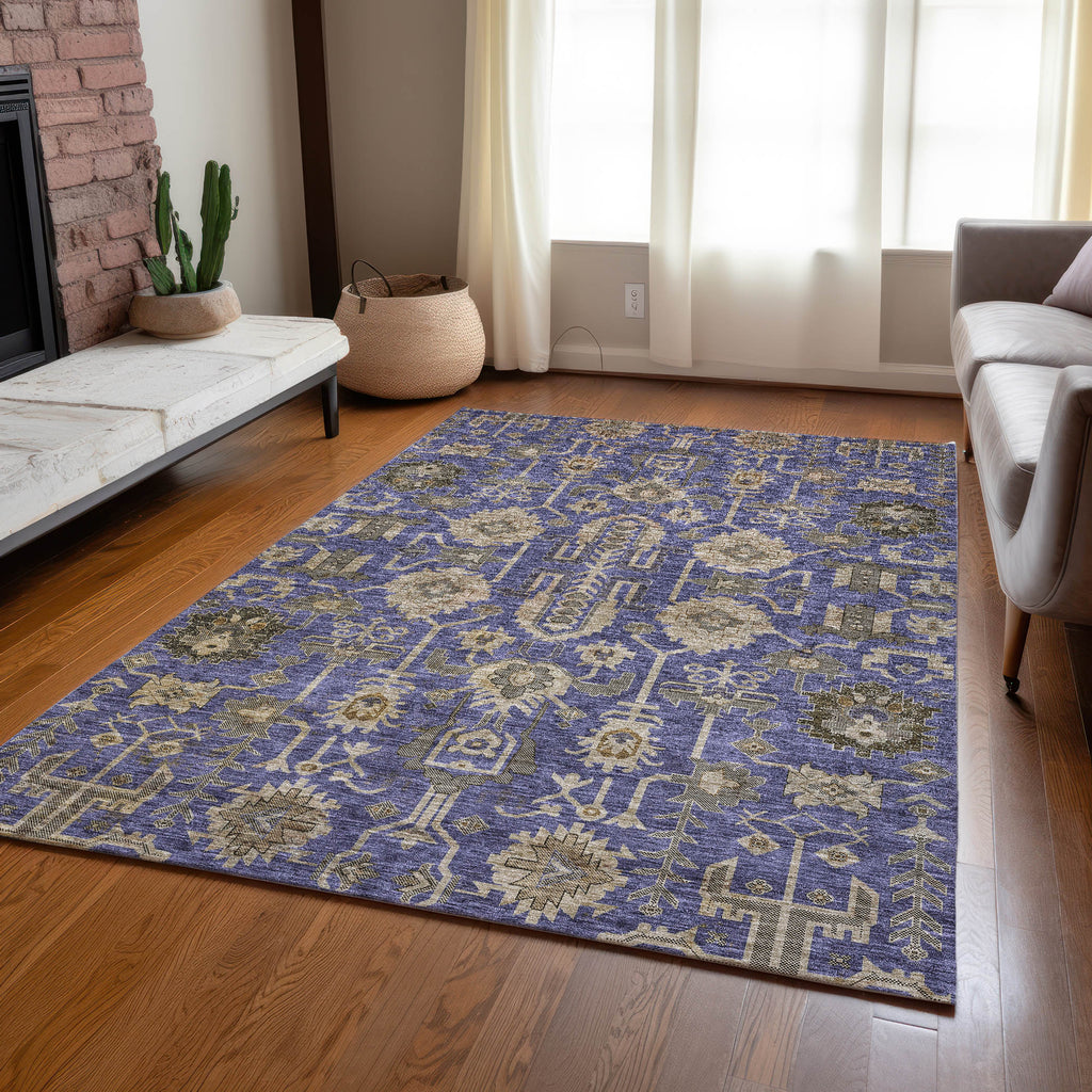 addison chantille acn697 purple rug