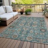 addison chantille acn697 teal rug