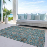 addison chantille acn697 teal rug