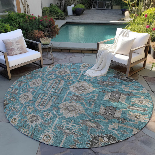 addison chantille acn697 teal rug