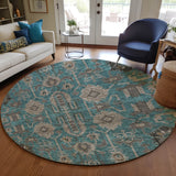addison chantille acn697 teal rug