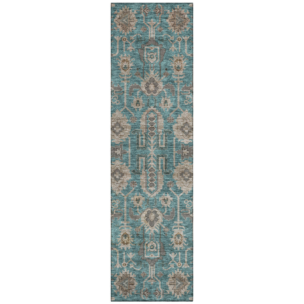 addison chantille acn697 teal rug
