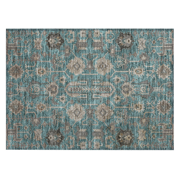 addison chantille acn697 teal rug