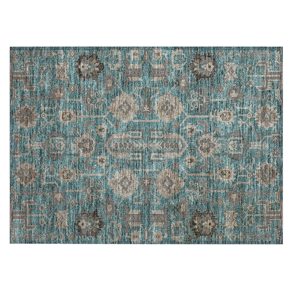 addison chantille acn697 teal rug