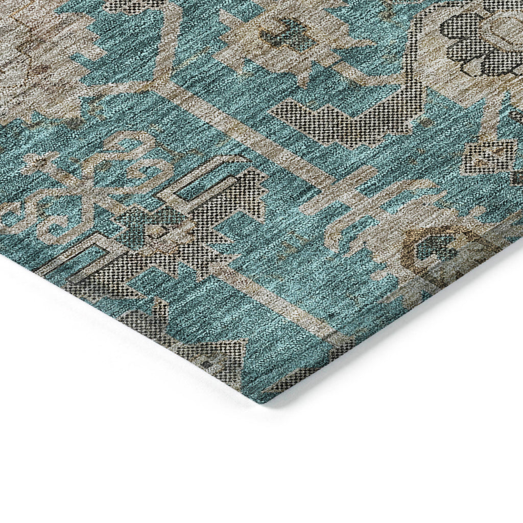 addison chantille acn697 teal rug