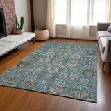addison chantille acn697 teal rug