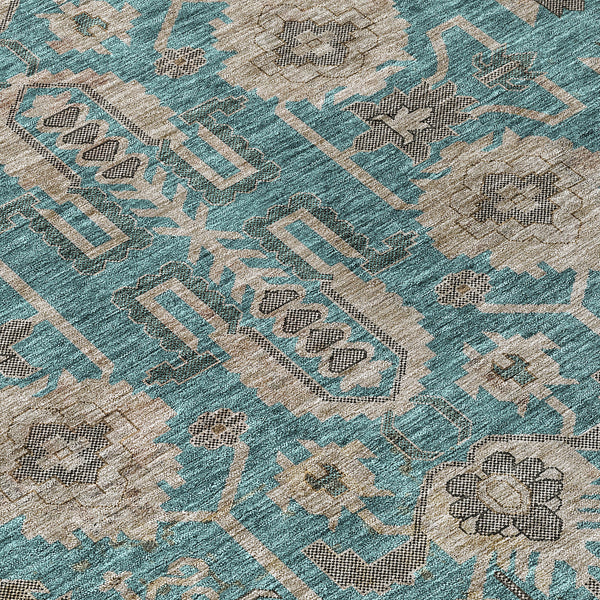 addison chantille acn697 teal rug