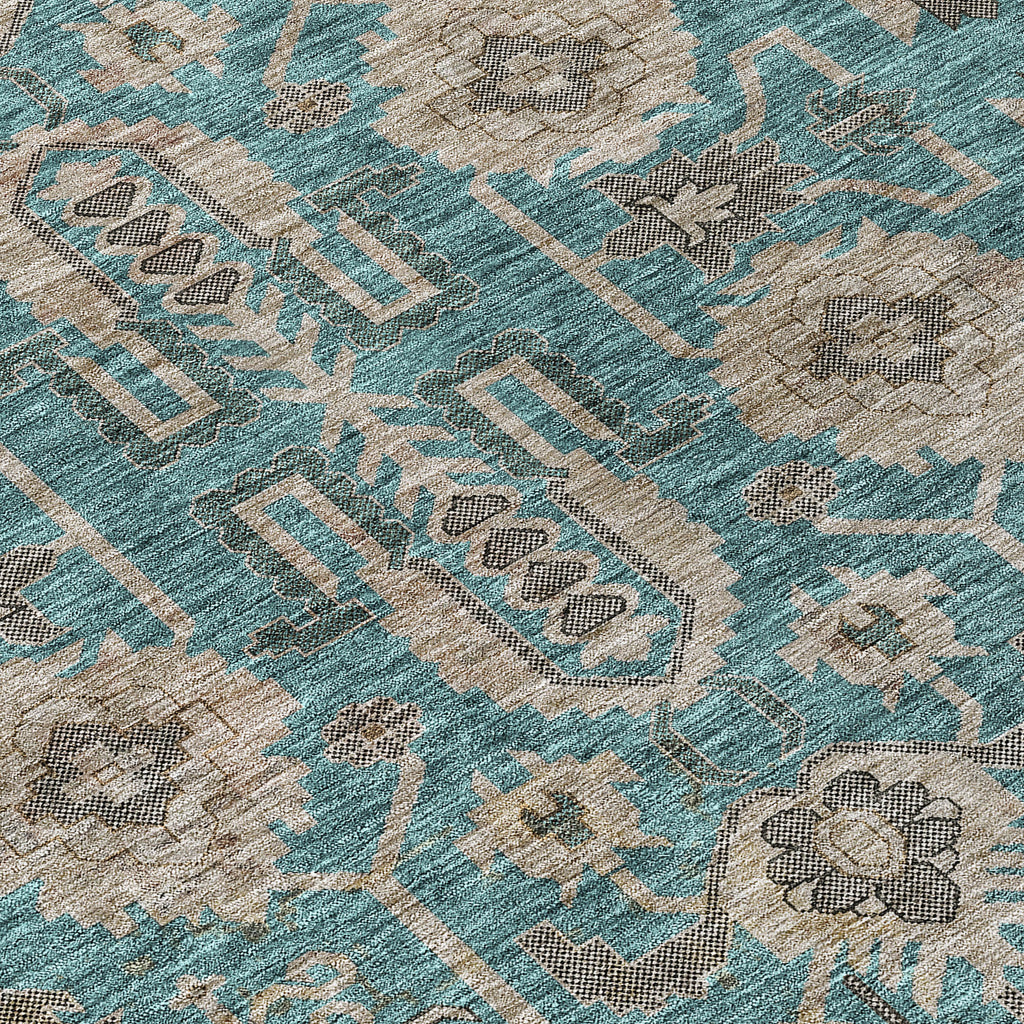 addison chantille acn697 teal rug